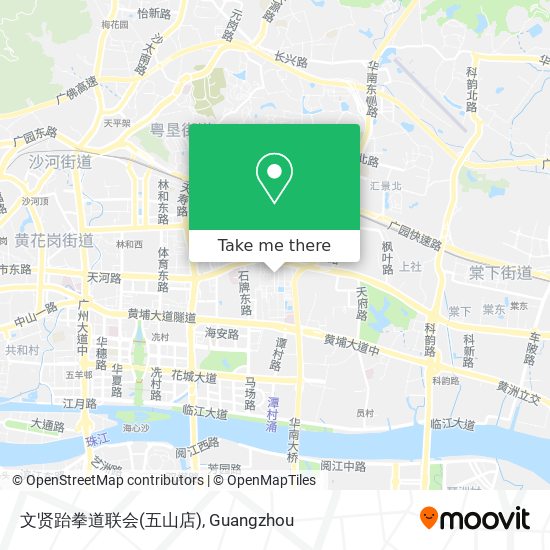 文贤跆拳道联会(五山店) map