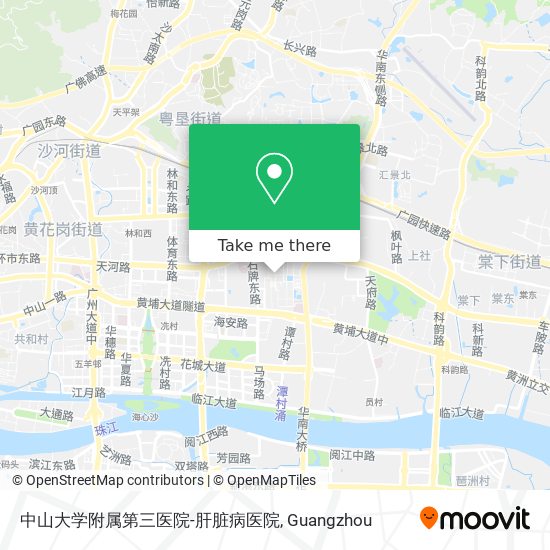 中山大学附属第三医院-肝脏病医院 map