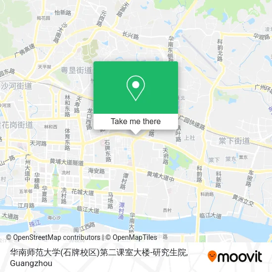 华南师范大学(石牌校区)第二课室大楼-研究生院 map