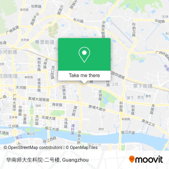 华南师大生科院-二号楼 map