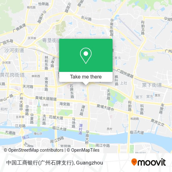 中国工商银行(广州石牌支行) map