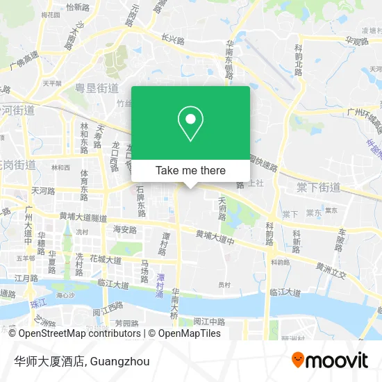 华师大厦酒店 map
