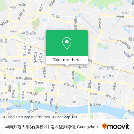 华南师范大学(石牌校区)-南区篮排球馆 map