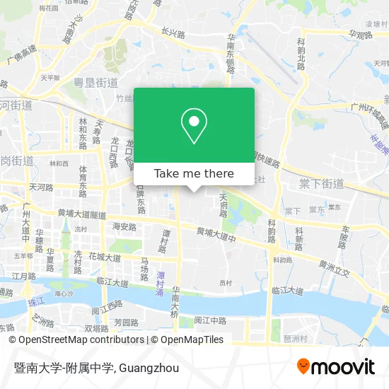 暨南大学-附属中学 map
