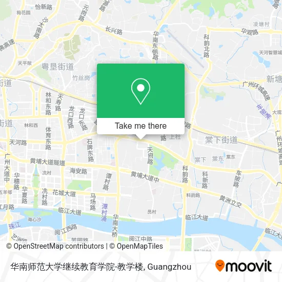 华南师范大学继续教育学院-教学楼 map