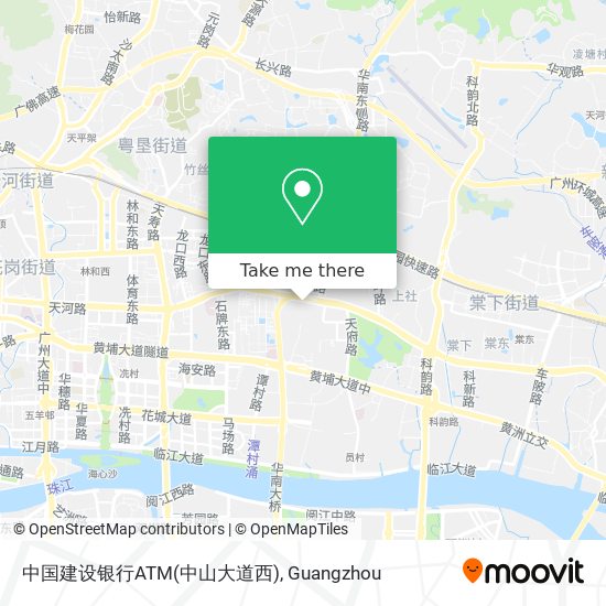 中国建设银行ATM(中山大道西) map