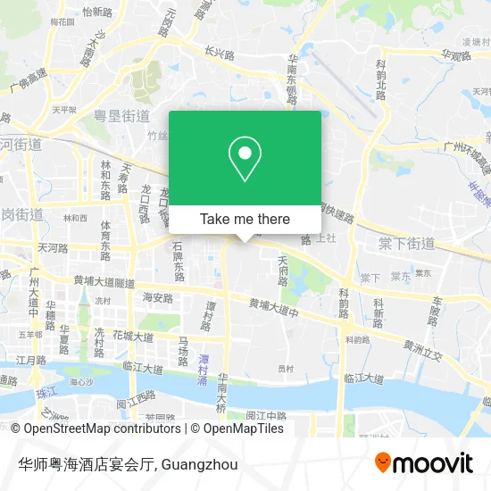 华师粤海酒店宴会厅 map
