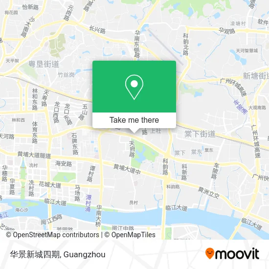 华景新城四期 map