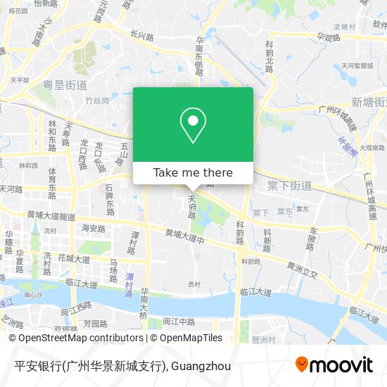 平安银行(广州华景新城支行) map