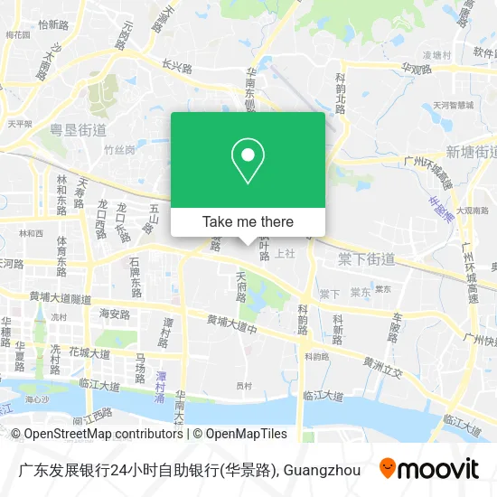 广东发展银行24小时自助银行(华景路) map
