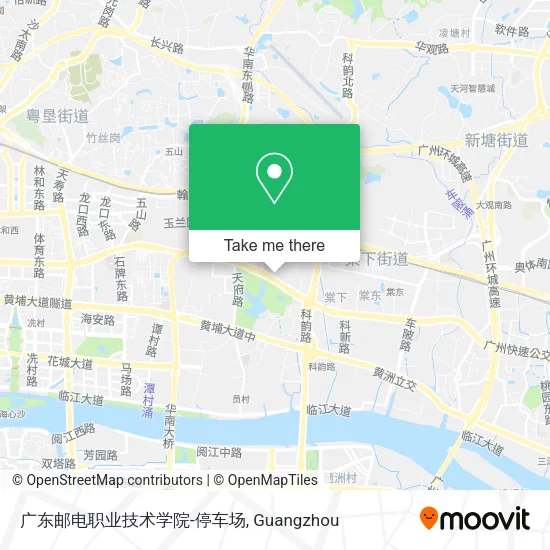 广东邮电职业技术学院-停车场 map