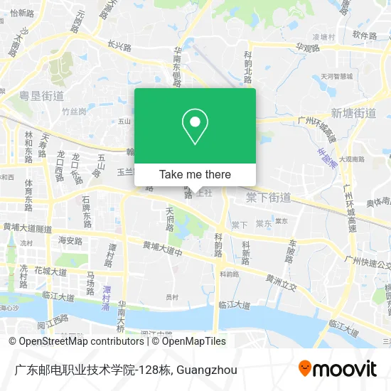 广东邮电职业技术学院-128栋 map
