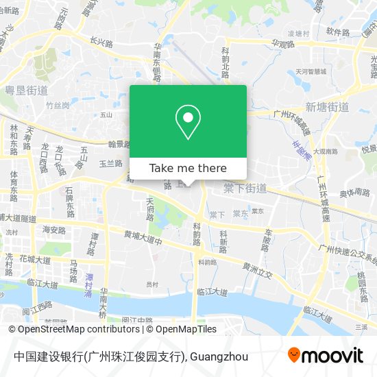 中国建设银行(广州珠江俊园支行) map