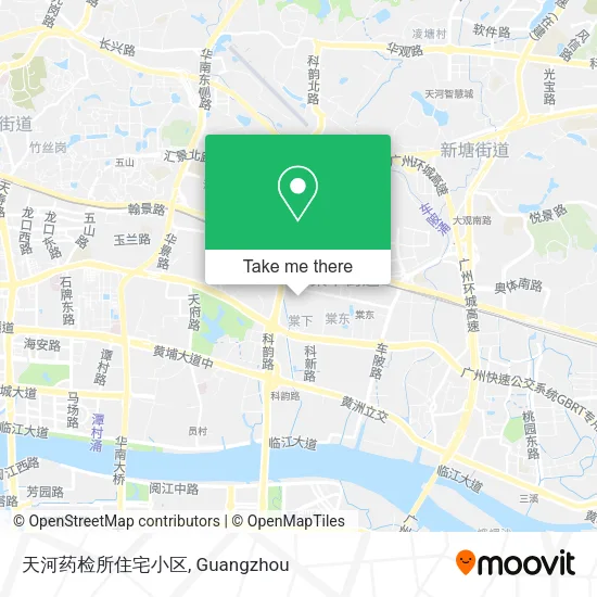 天河药检所住宅小区 map