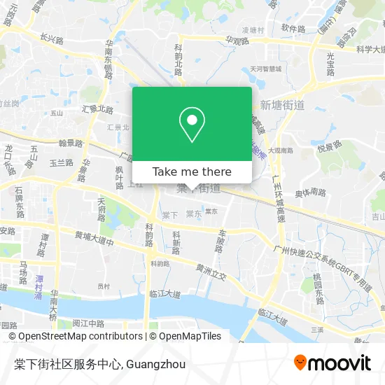 棠下街社区服务中心 map