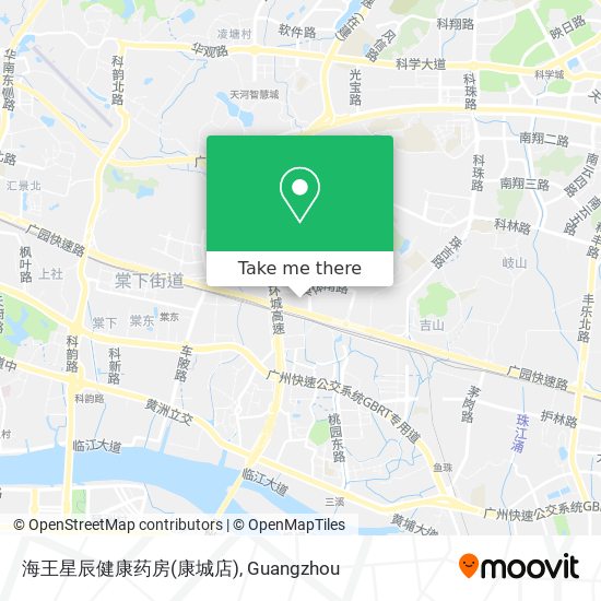 海王星辰健康药房(康城店) map