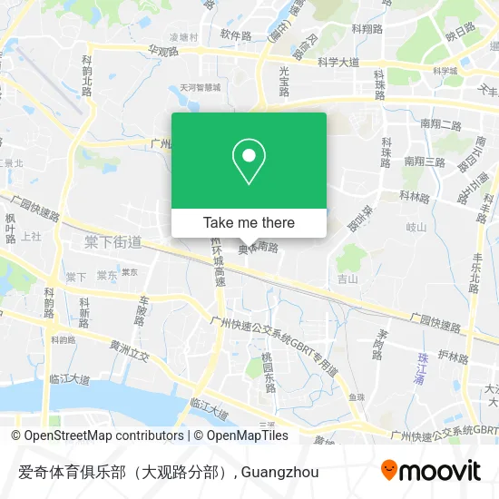 爱奇体育俱乐部（大观路分部） map