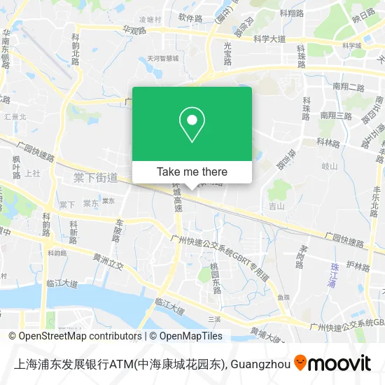上海浦东发展银行ATM(中海康城花园东) map