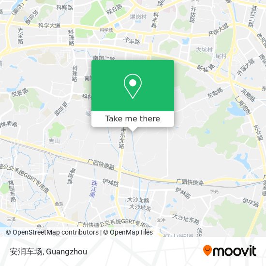安润车场 map