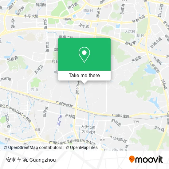 安润车场 map