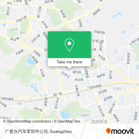 广爱兴汽车零部件公司 map