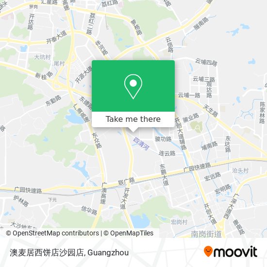 澳麦居西饼店沙园店 map