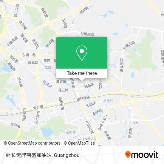 延长壳牌南盛加油站 map