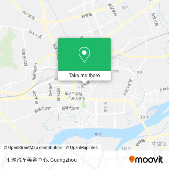 汇聚汽车美容中心 map