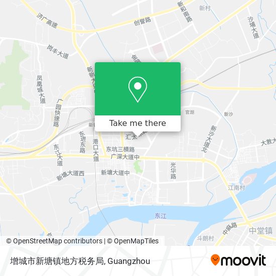 增城市新塘镇地方税务局 map