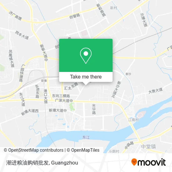 潮进粮油购销批发 map