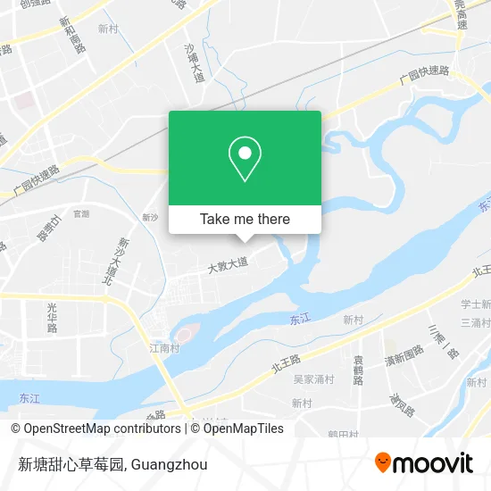 新塘甜心草莓园 map