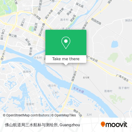 佛山航道局三水航标与测绘所 map