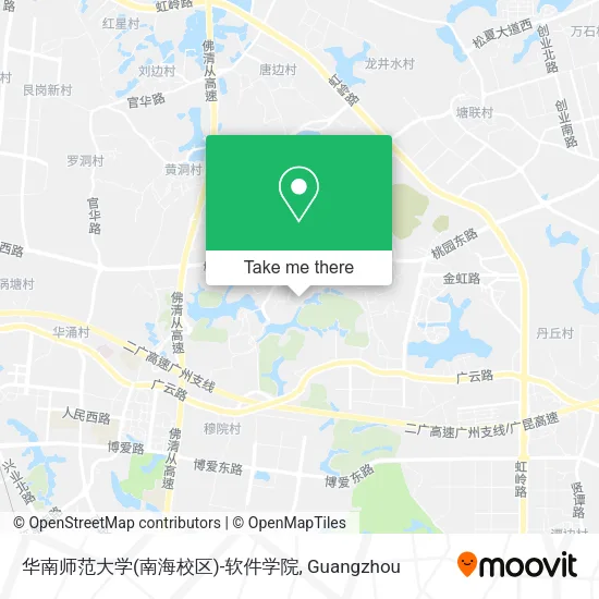 华南师范大学(南海校区)-软件学院 map