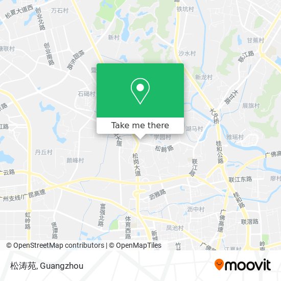 松涛苑 map