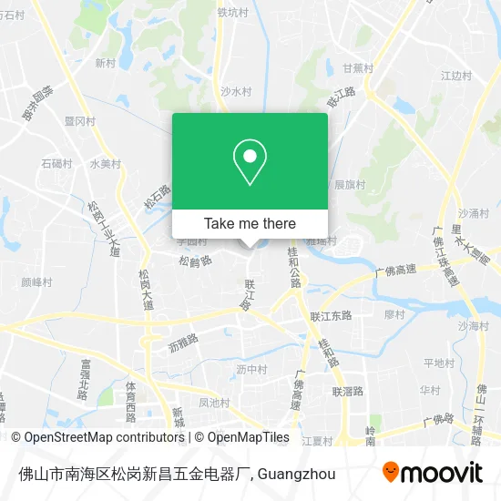 佛山市南海区松岗新昌五金电器厂 map