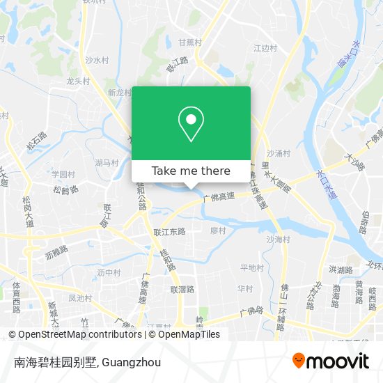 南海碧桂园别墅 map
