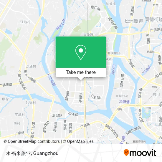 永福来旅业 map