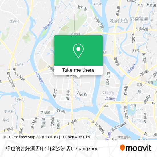 维也纳智好酒店(佛山金沙洲店) map