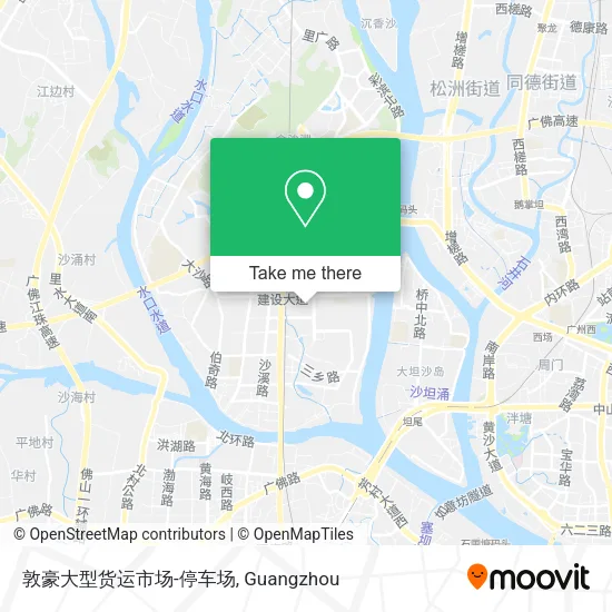 敦豪大型货运市场-停车场 map