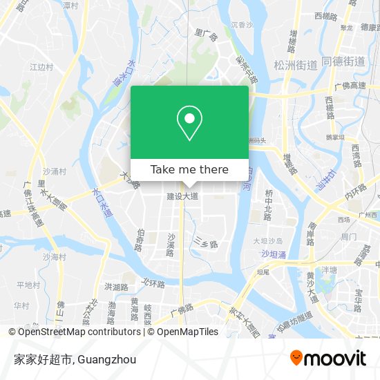 家家好超市 map