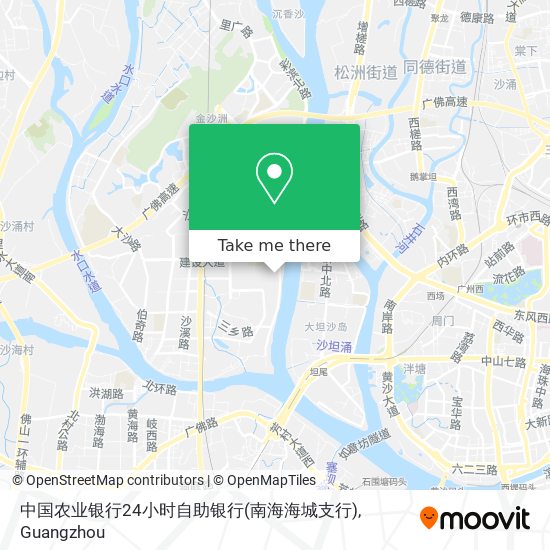 中国农业银行24小时自助银行(南海海城支行) map
