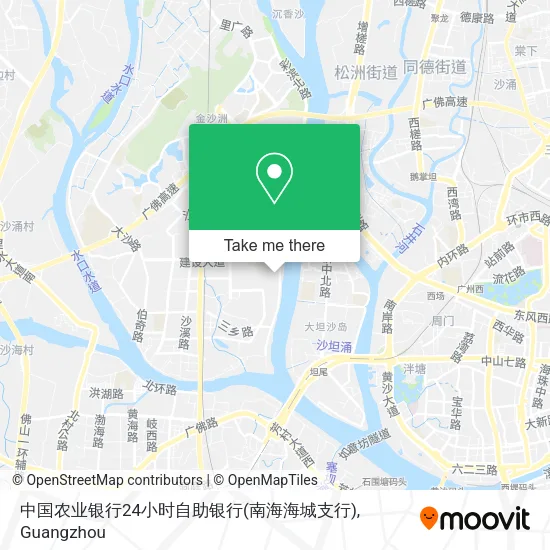 中国农业银行24小时自助银行(南海海城支行) map