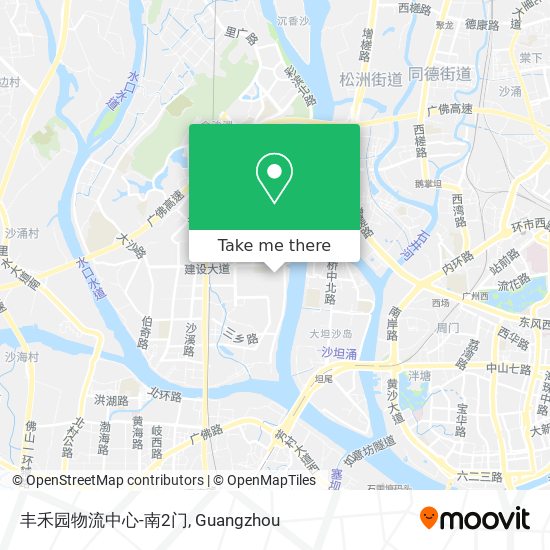 丰禾园物流中心-南2门 map