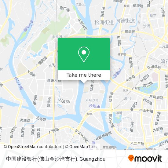 中国建设银行(佛山金沙湾支行) map