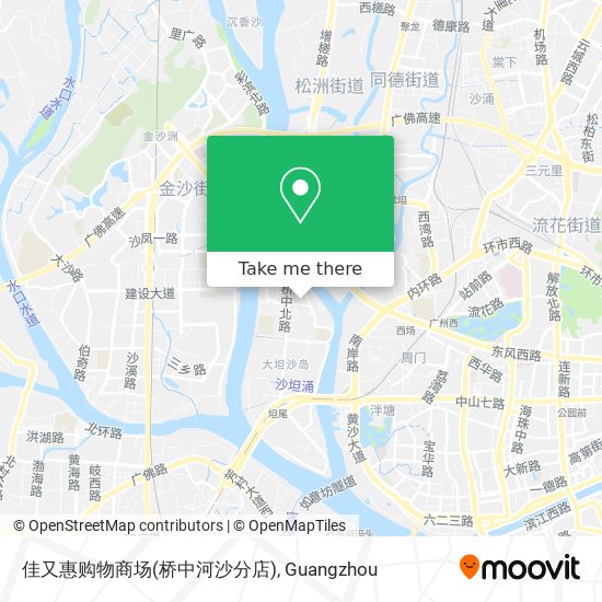 佳又惠购物商场(桥中河沙分店) map
