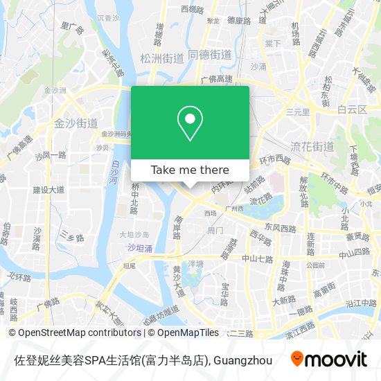 佐登妮丝美容SPA生活馆(富力半岛店) map