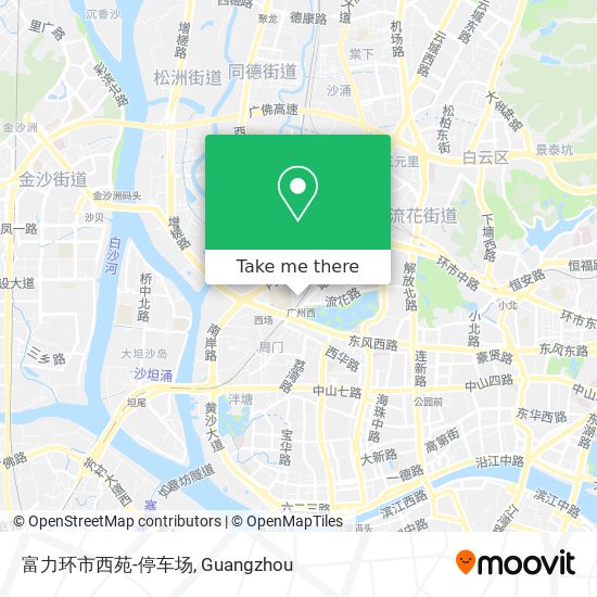 富力环市西苑-停车场 map
