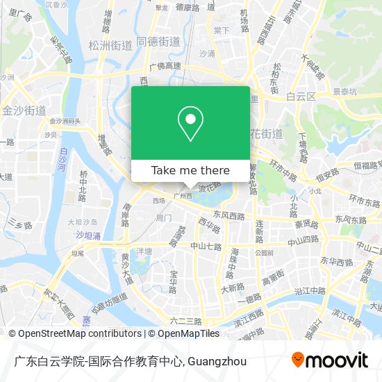 广东白云学院-国际合作教育中心 map