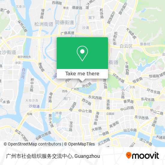 广州市社会组织服务交流中心 map