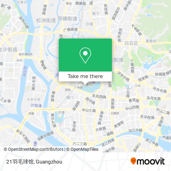 21羽毛球馆 map